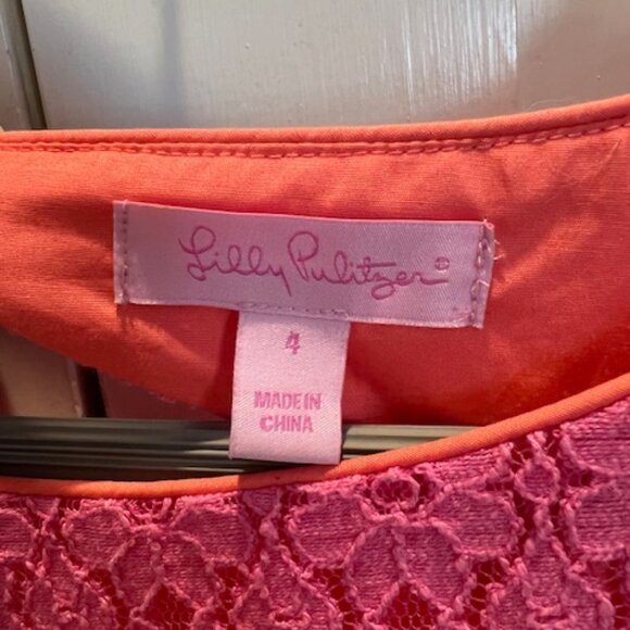 Lily Pulitzer Dress Size 4 - Picture 3 of 3